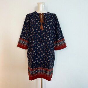 Western/Boho Printed Shift Dress